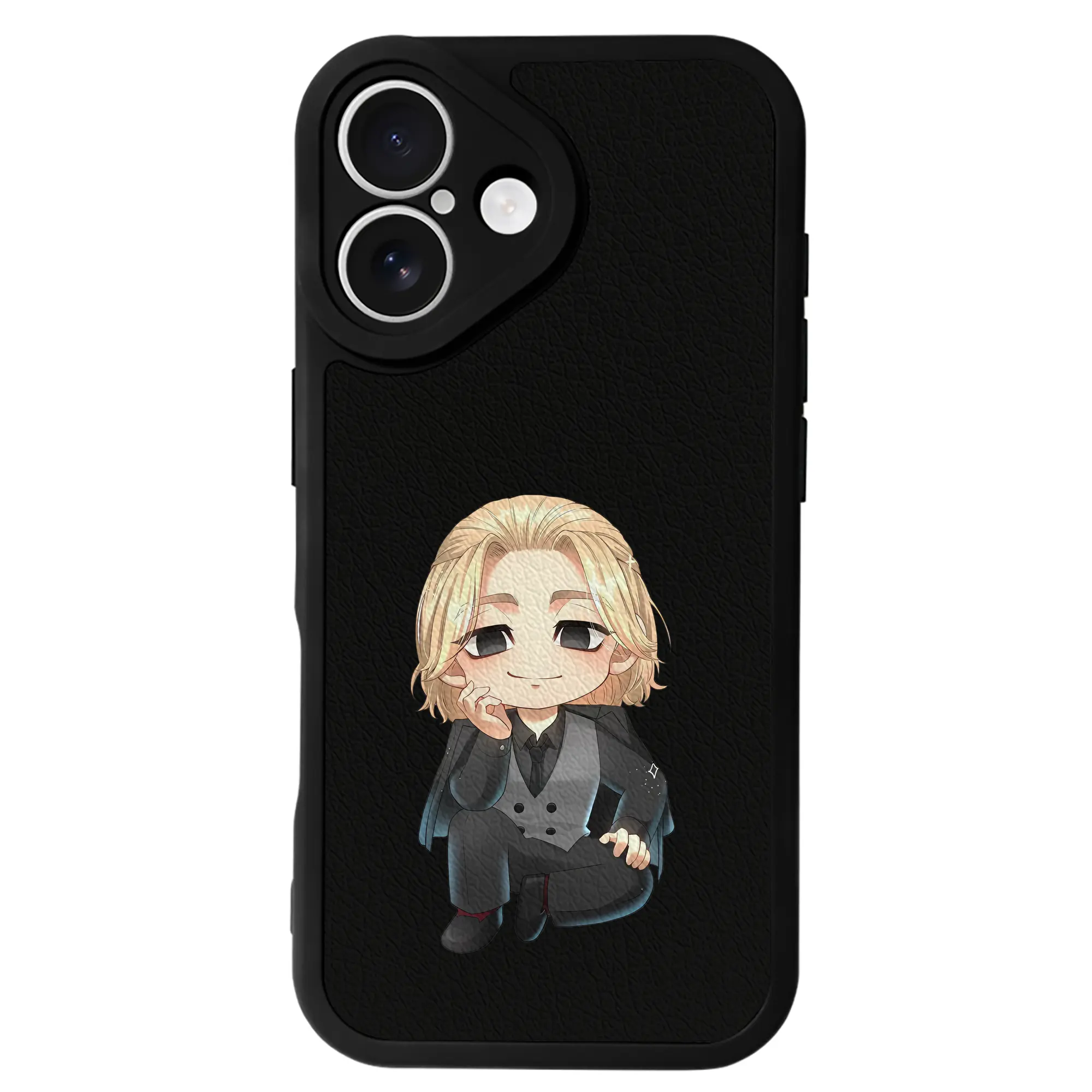 東京リベンジャーズ グッズ,佐野万次郎 - IPhone 16シリーズ対応 ・ シリコンスマホケース ・ レザー調 ・ 高精度フィット ・ 耐衝撃 ・ ワイヤレス充電対応 ・ 精密カット